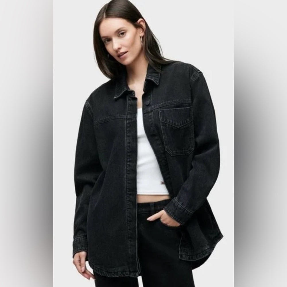 Hudson Jeans Dark Denim Jacket - Picture 2 of 8